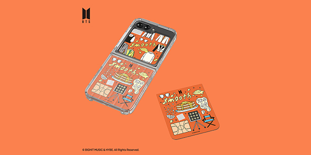 BTS MUSIC THEME BUTTER SET For Galaxy Flip5